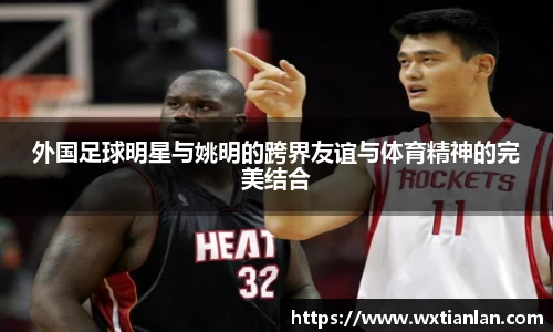 外国足球明星与姚明的跨界友谊与体育精神的完美结合