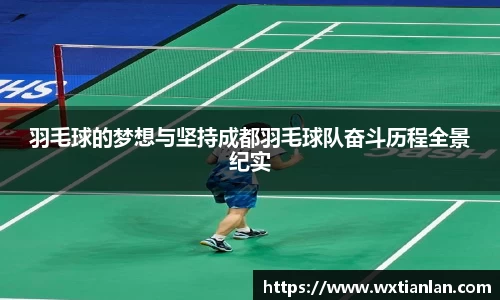 羽毛球的梦想与坚持成都羽毛球队奋斗历程全景纪实